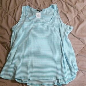 BNWT Mint striped tank